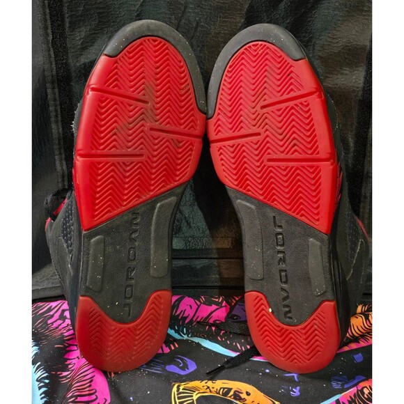 Nike Air Jordan 5 V Retro Low Alternate 90 Black Red 314338-001 Shoes  Sz 6.5Y - Picture 6 of 7